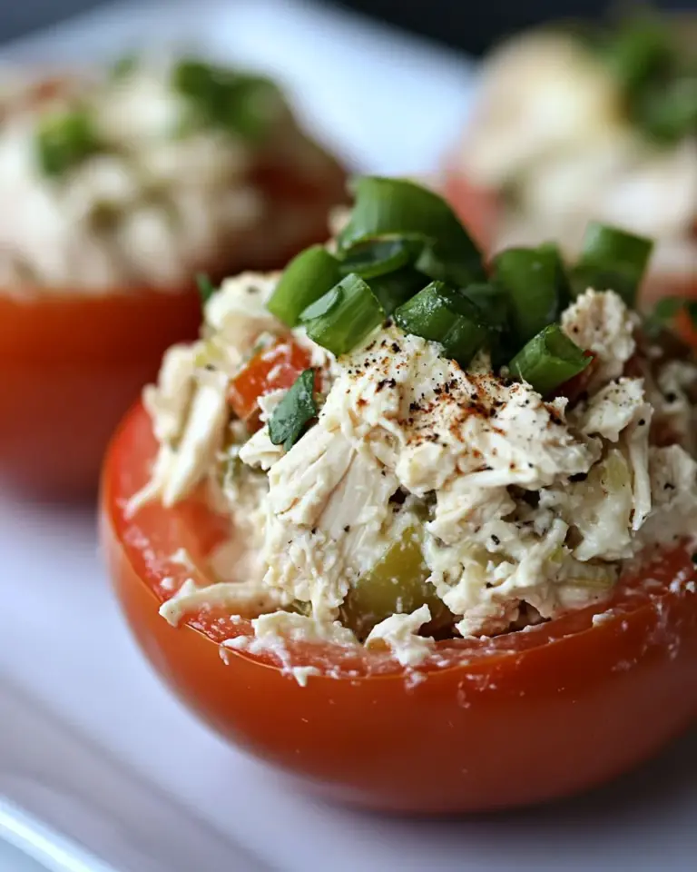 Homemade Chicken Salad Stuffed Tomatoes Recipe photo