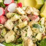 Homemade Chicken Salad with Avocado, Radishes, and Lime recipe photo