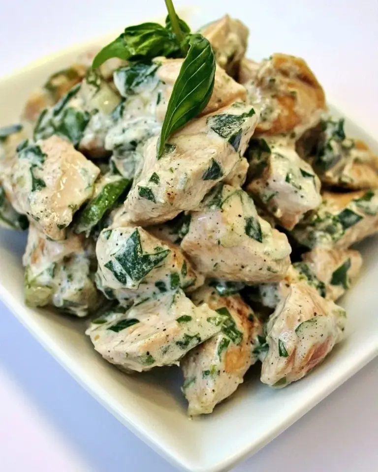 Homemade Chicken Salad with Basil photo