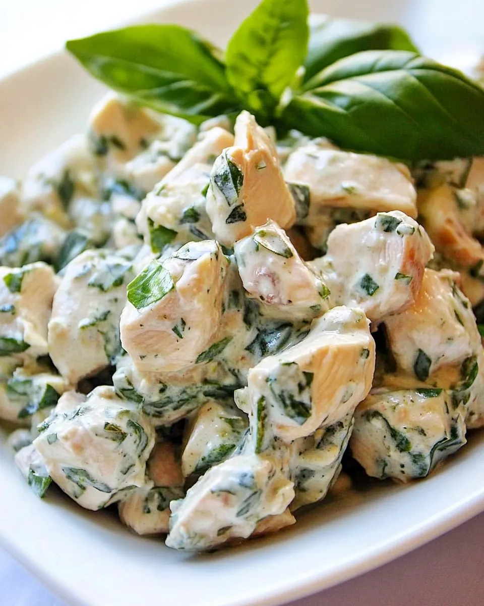Easy Chicken Salad with Basil recipe photo