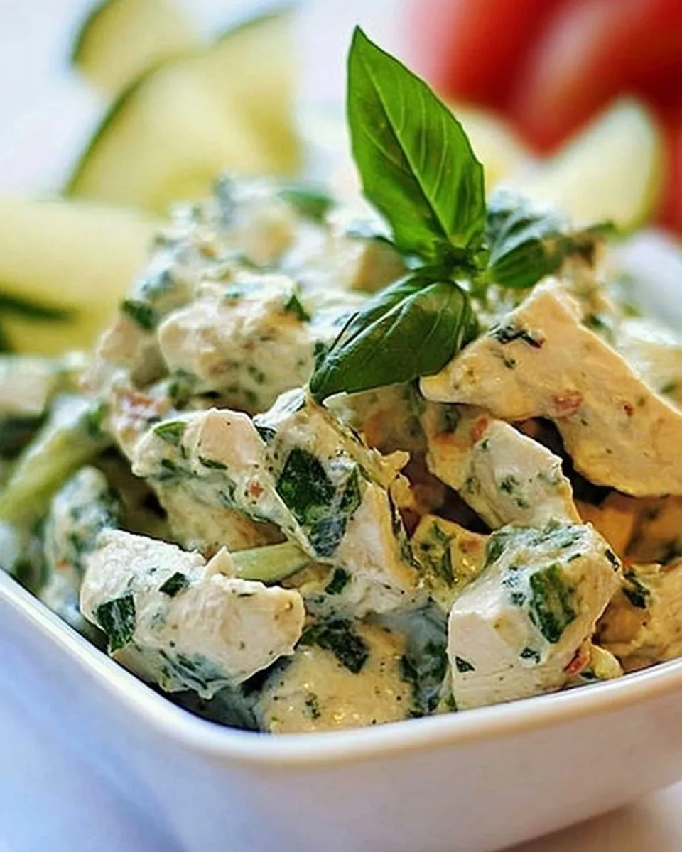 Delicious Chicken Salad with Basil dish photo