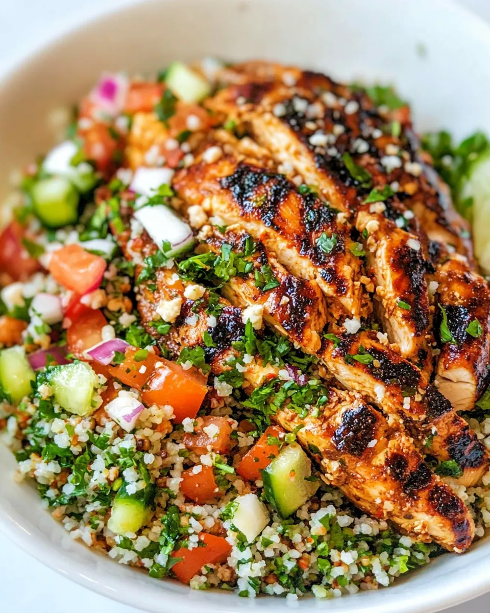 Classic Chicken Shawarma Tabbouleh Salad image
