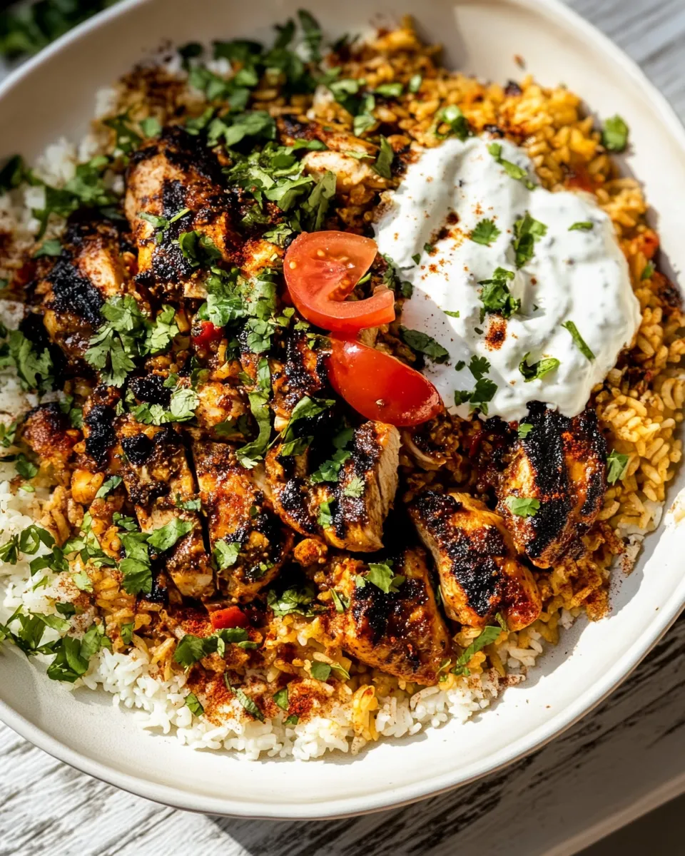 Homemade Chicken Souvlaki Rice Pilaf. recipe photo