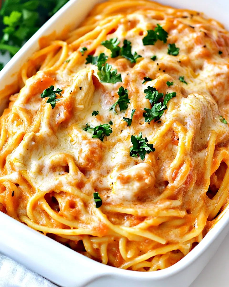 Delicious Chicken Spaghetti Recipe with Rotel Tomatoes dish photo