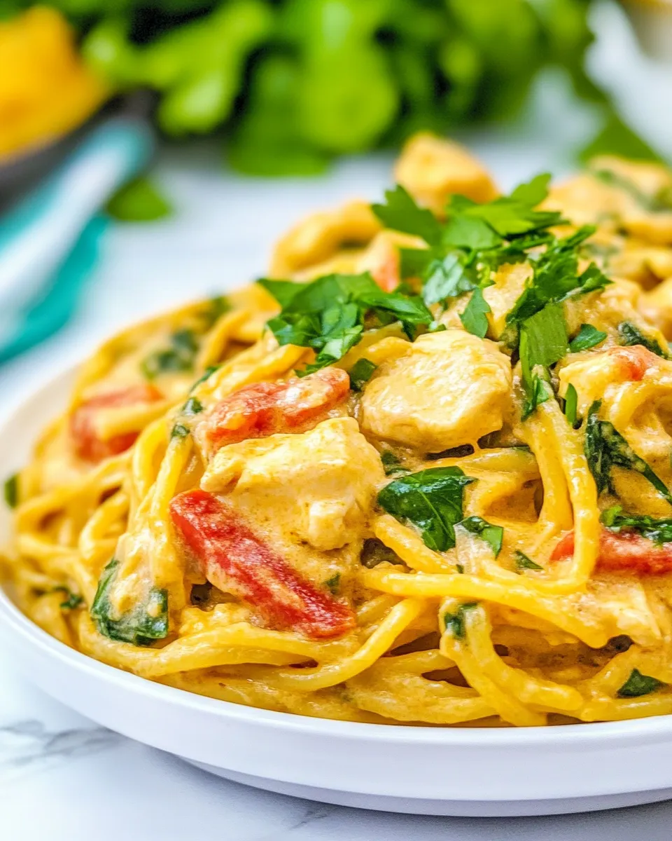Easy Chicken Spaghetti With Rotel recipe photo