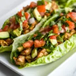 Homemade Chicken Taco Lettuce Wraps (Low-Carb , Paleo, Keto) photo