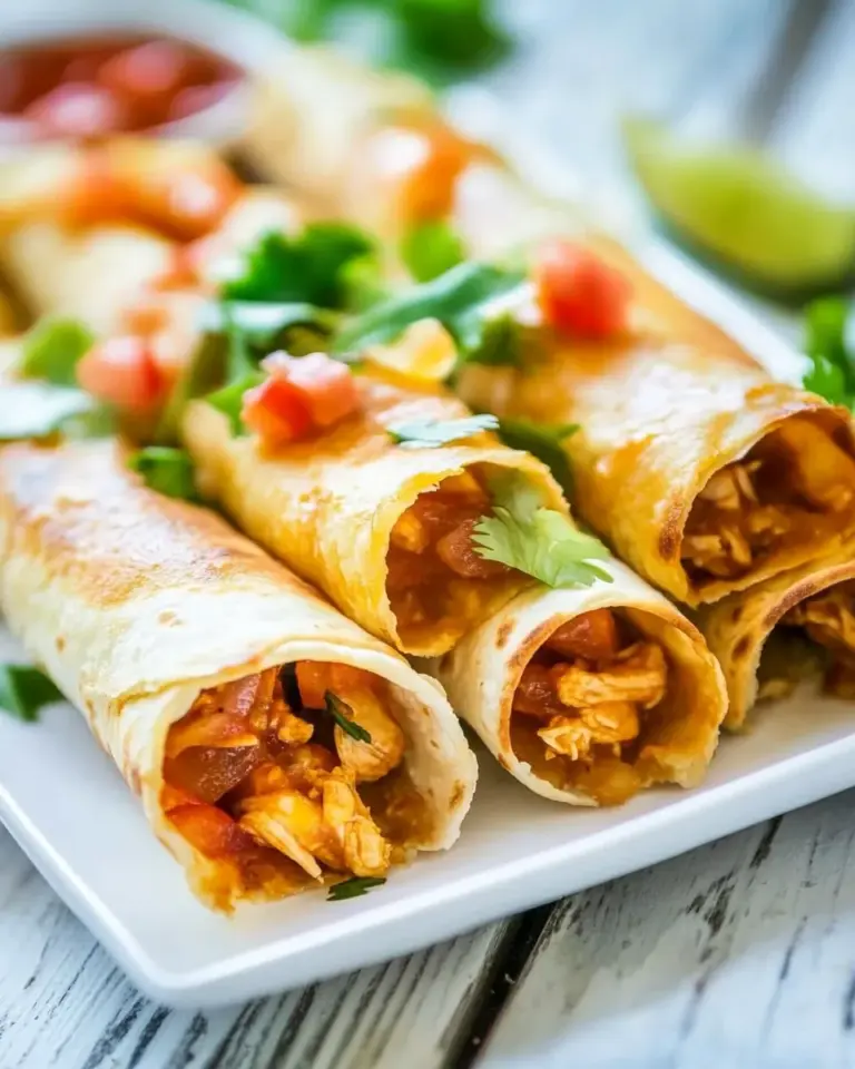 Homemade Chicken Taco Taquitos photo