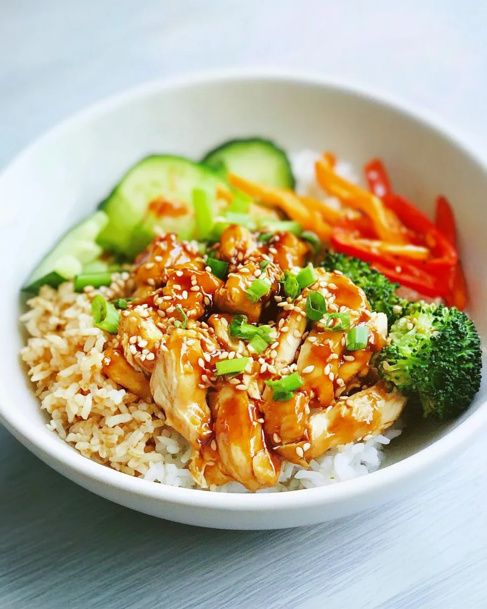 Easy Chicken Teriyaki Rice Bowl recipe photo