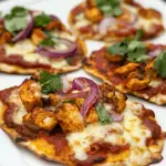 Homemade Chicken Tikka Pizzas photo