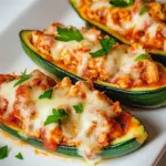 Homemade Chicken Zucchini Boats recipe photo