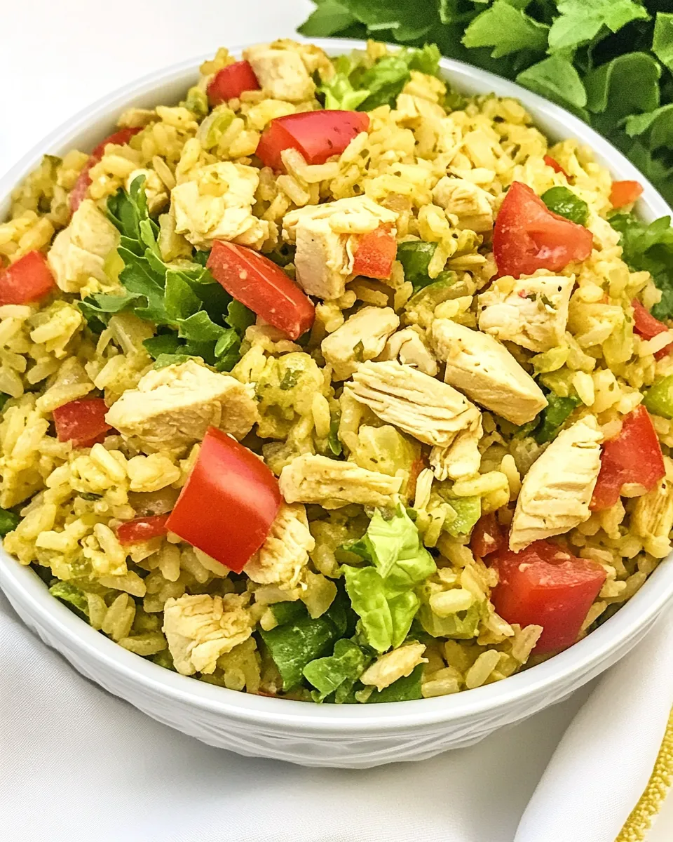 Classic Chicken & Rice Salad recipe image