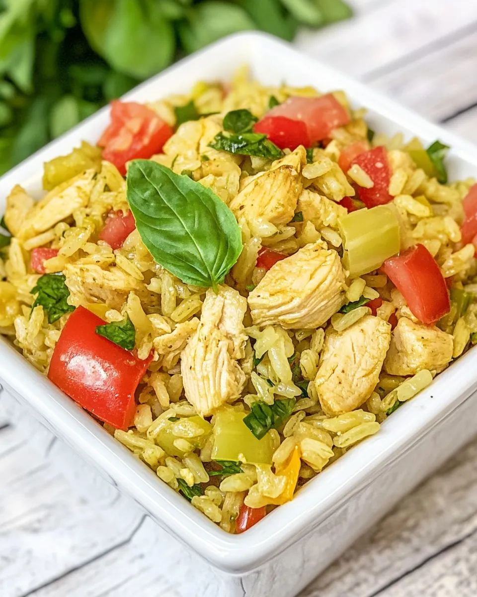 Delicious Chicken & Rice Salad dish photo