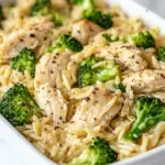 Homemade Chicken and Broccoli Orzo photo