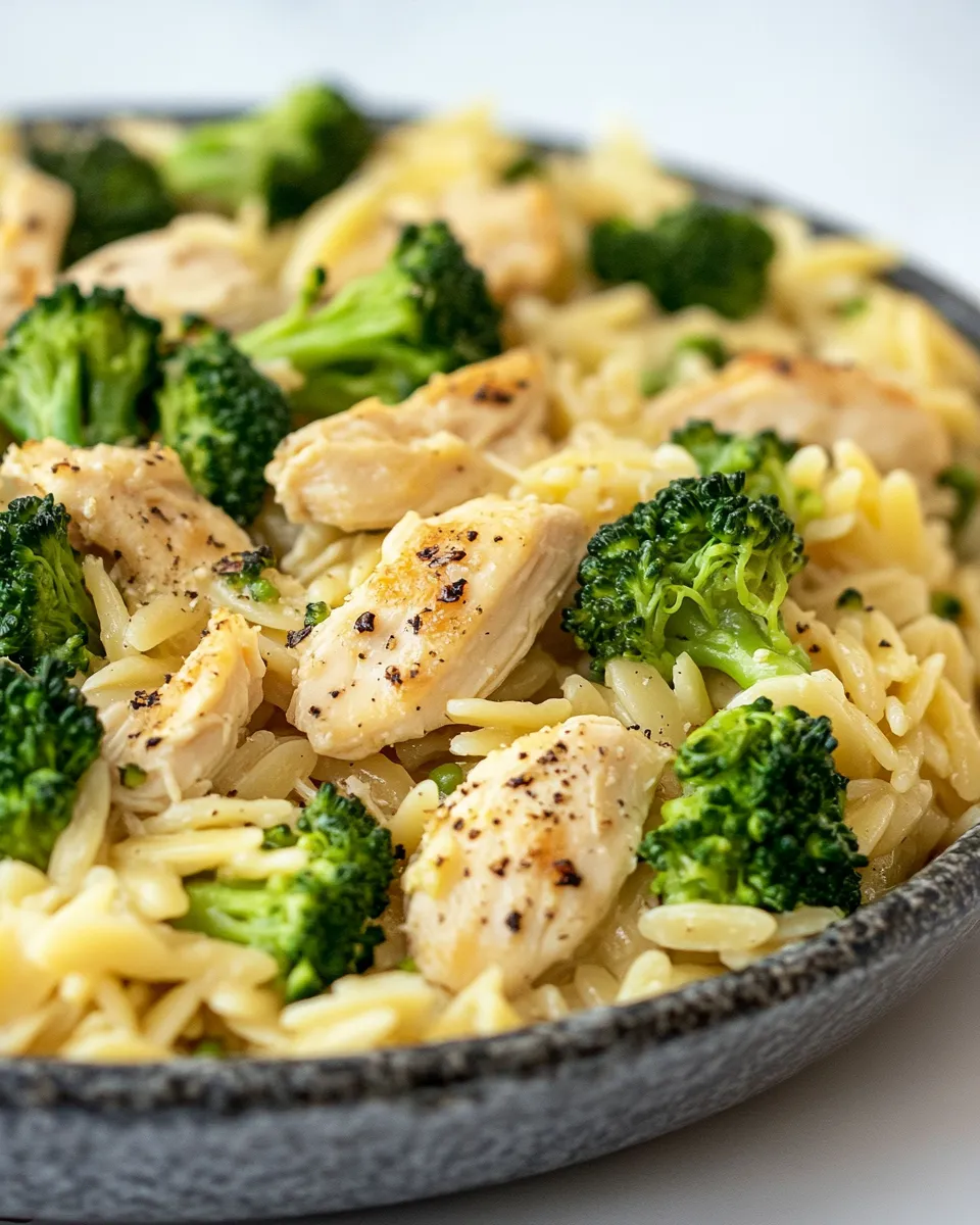 Classic Chicken and Broccoli Orzo image