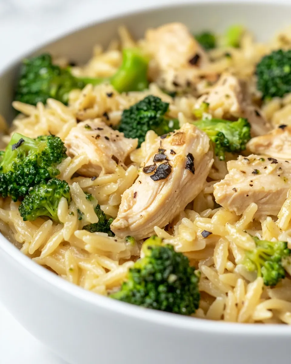 Easy Chicken and Broccoli Orzo recipe photo