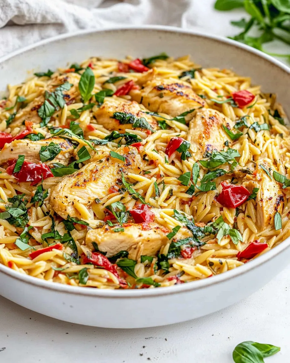 Classic Chicken and Orzo image