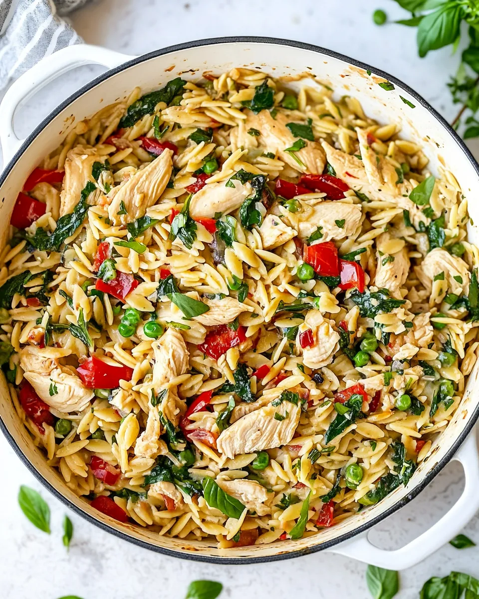 Easy Chicken and Orzo picture