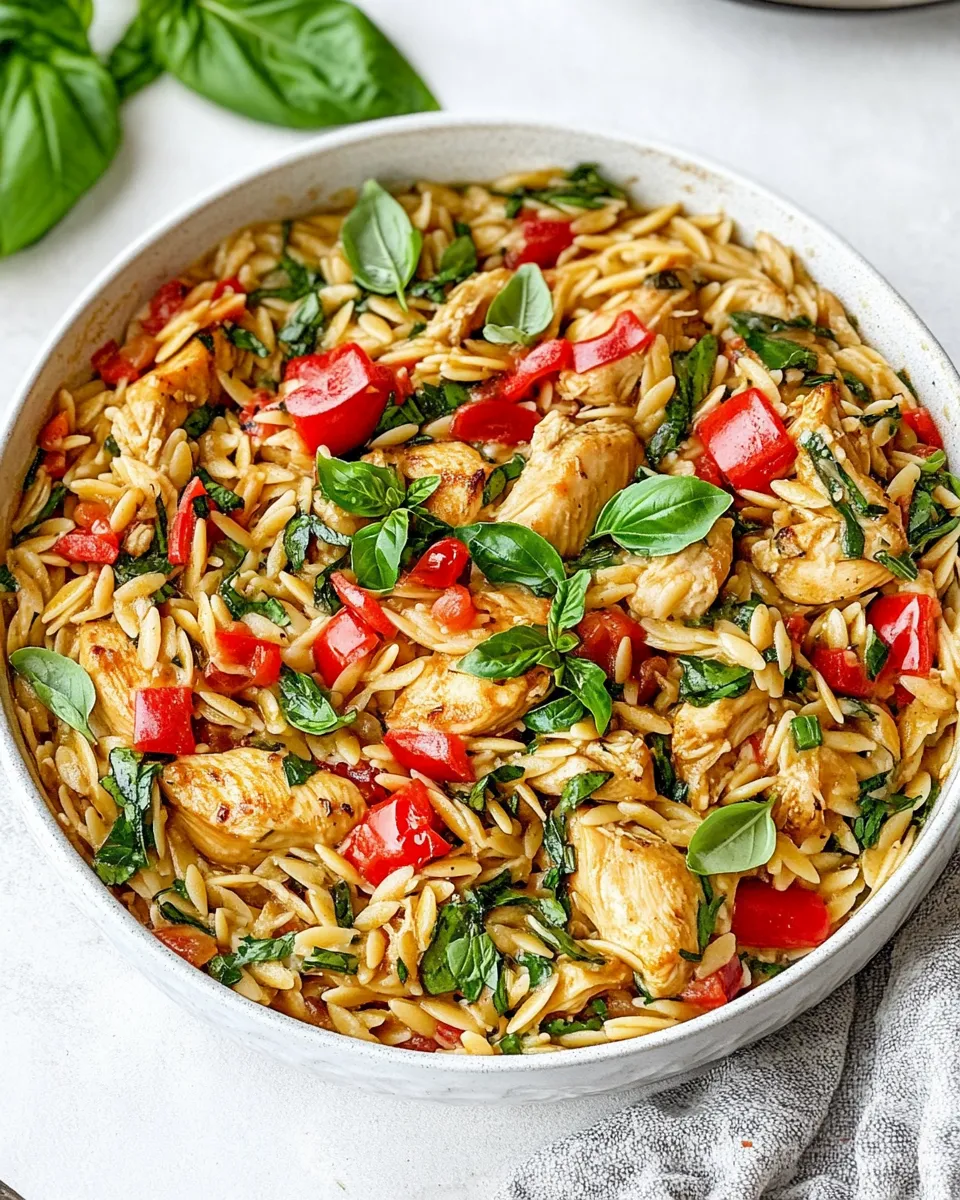 Delicious Chicken and Orzo recipe image