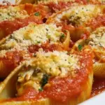 Homemade Chicken and Pesto Stuffed Shells photo