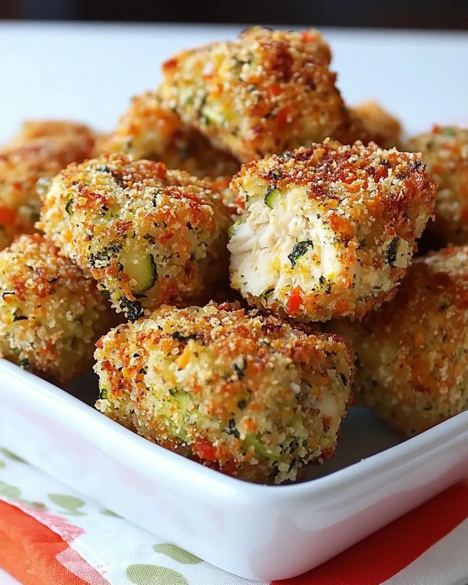 Easy Chicken and Zucchini Nuggets recipe photo