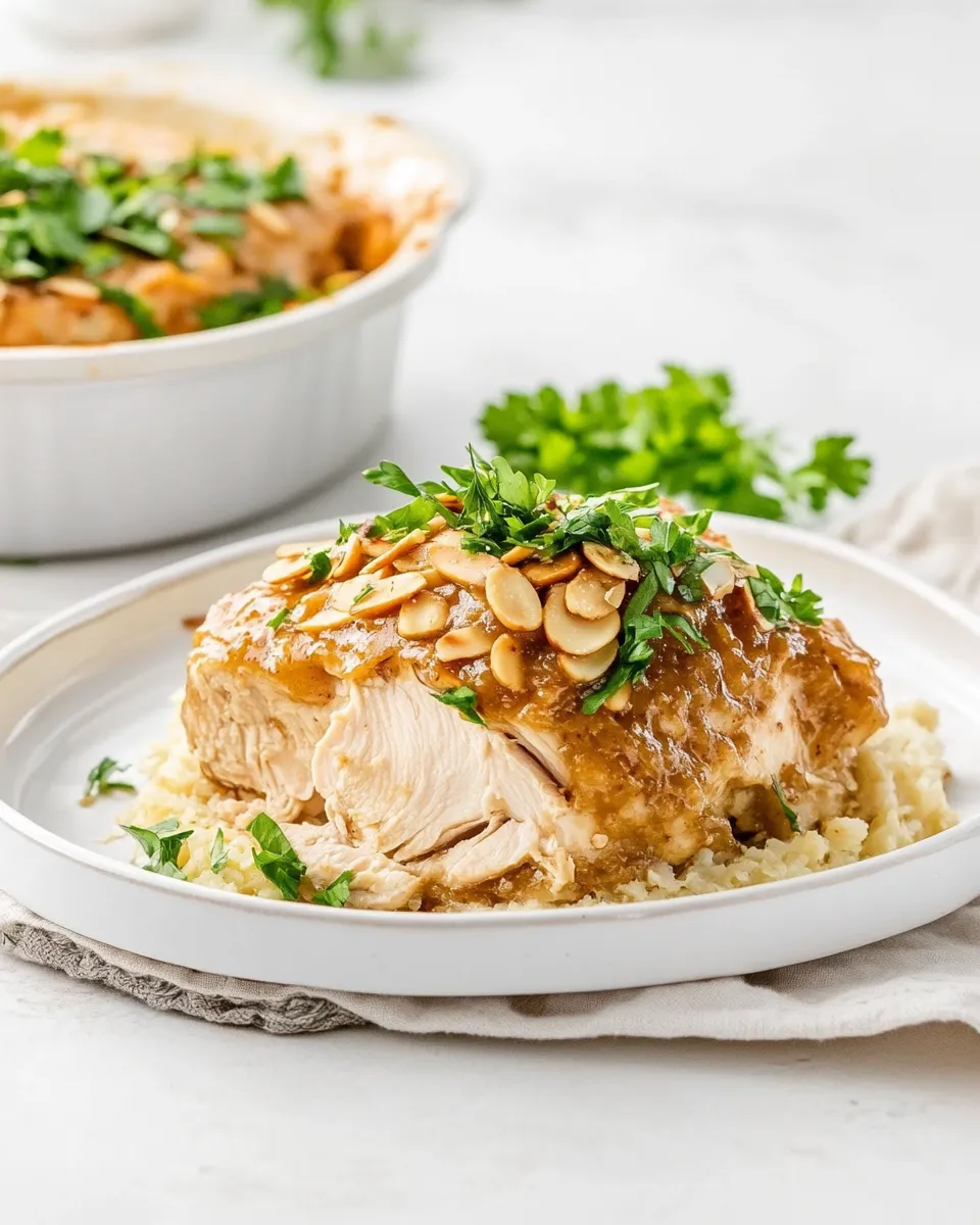 Classic Chicken with Almond Butter recipe photo