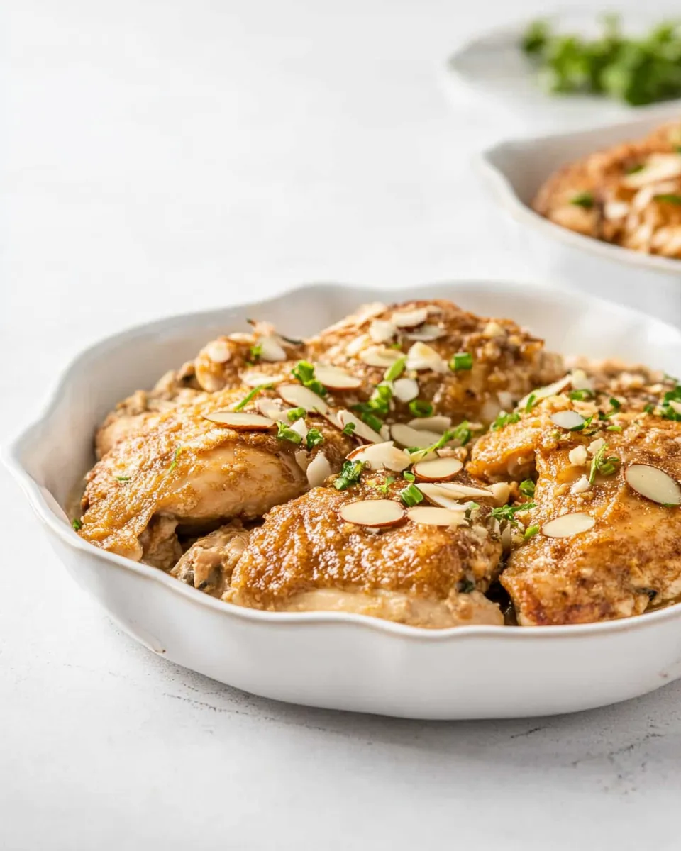 Easy Chicken with Almond Butter plate image