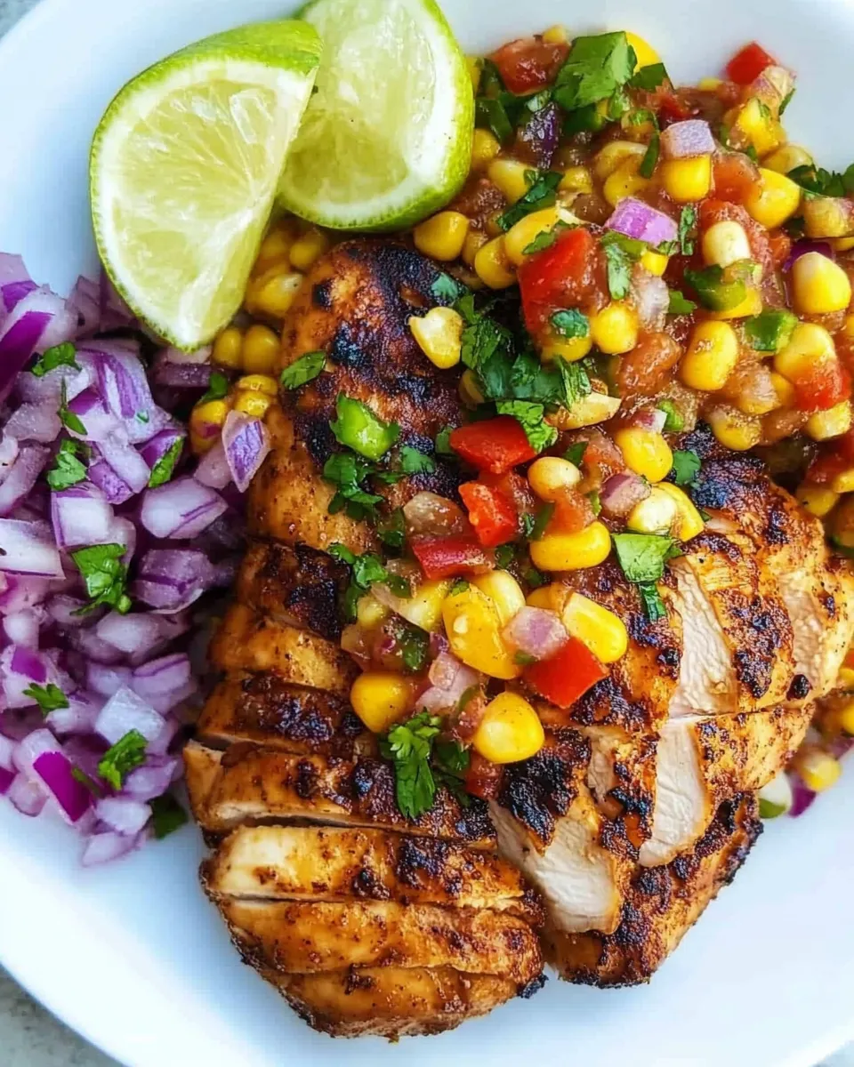 Classic Chicken with Corn Salsa image