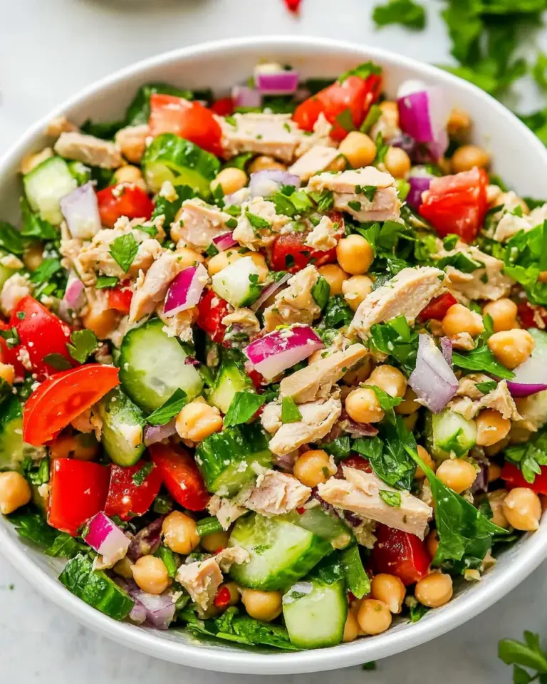 Homemade Chickpea Tuna Salad recipe photo