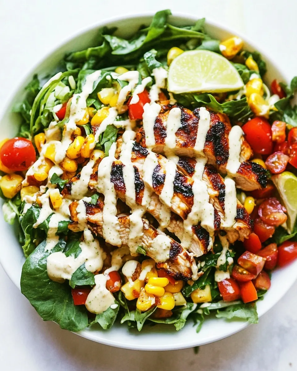 Easy Chili Lime Chicken Salad recipe photo