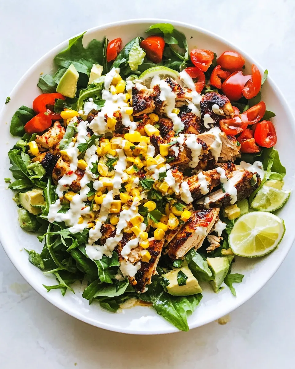 Delicious Chili Lime Chicken Salad dish photo