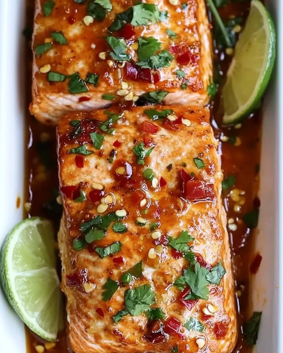 Quick Chili Lime Salmon dish photo