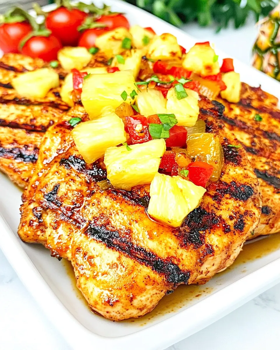 Easy Chili Pineapple Grilled Chicken recipe photo