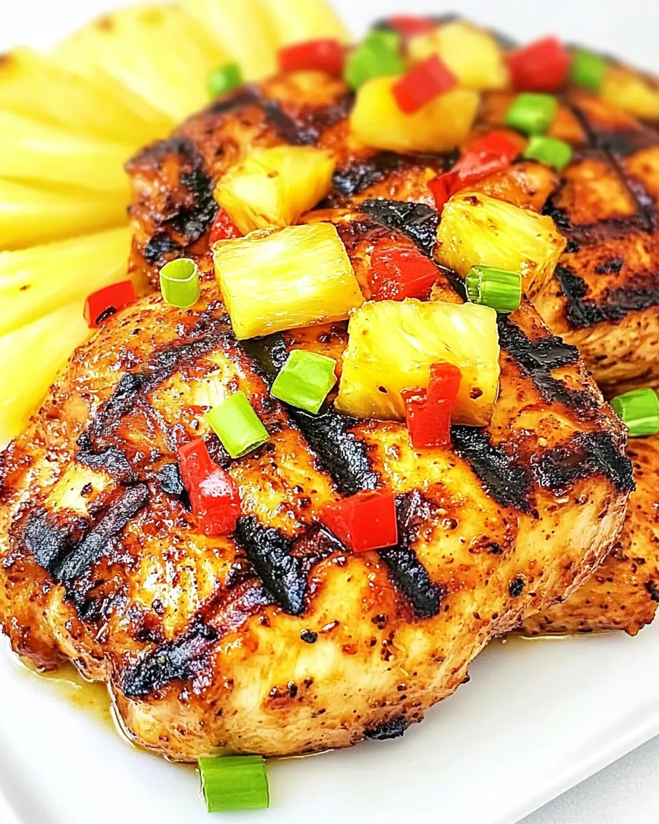 Delicious Chili Pineapple Grilled Chicken dish photo