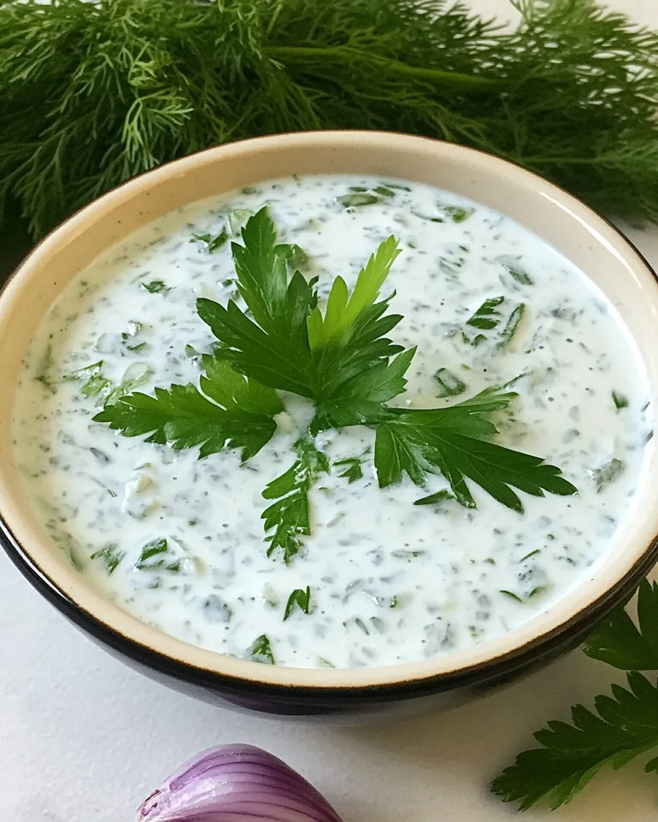 Homemade Chilled Greek Yogurt Soup photo