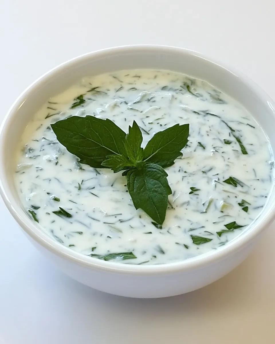 Easy Chilled Greek Yogurt Soup recipe photo