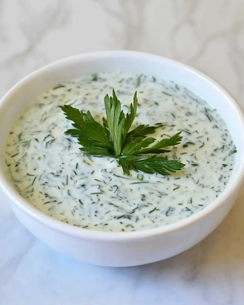 Delicious Chilled Greek Yogurt Soup dish photo
