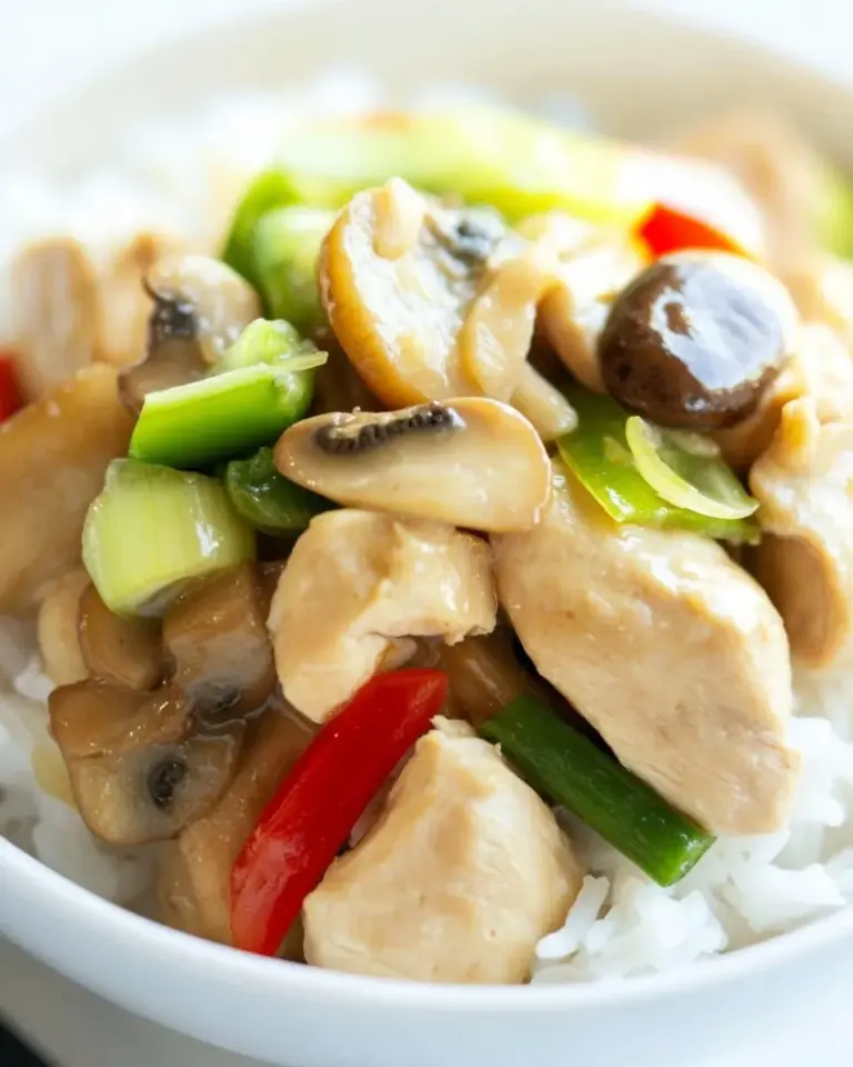 Homemade Chinese Mushroom Chicken photo