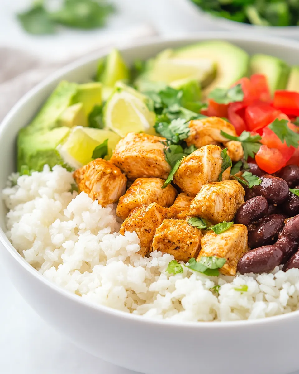 Homemade Chipotle Chicken Bowl photo
