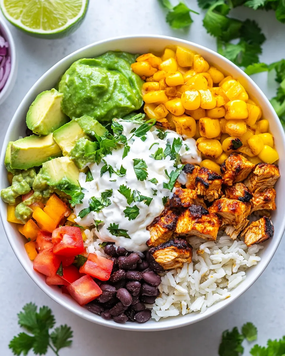 Homemade Chipotle Chicken Burrito Bowl photo