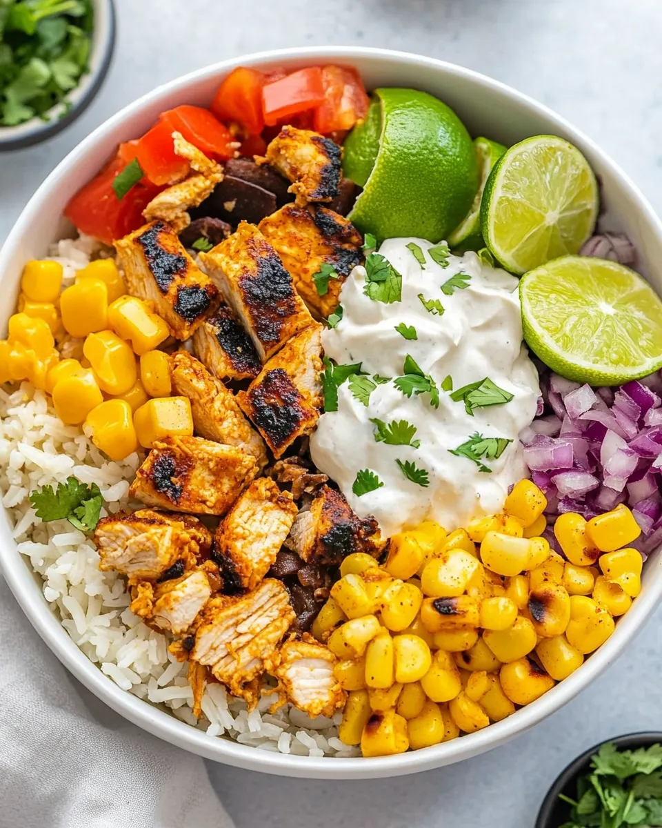 Delicious Chipotle Chicken Burrito Bowl dish photo