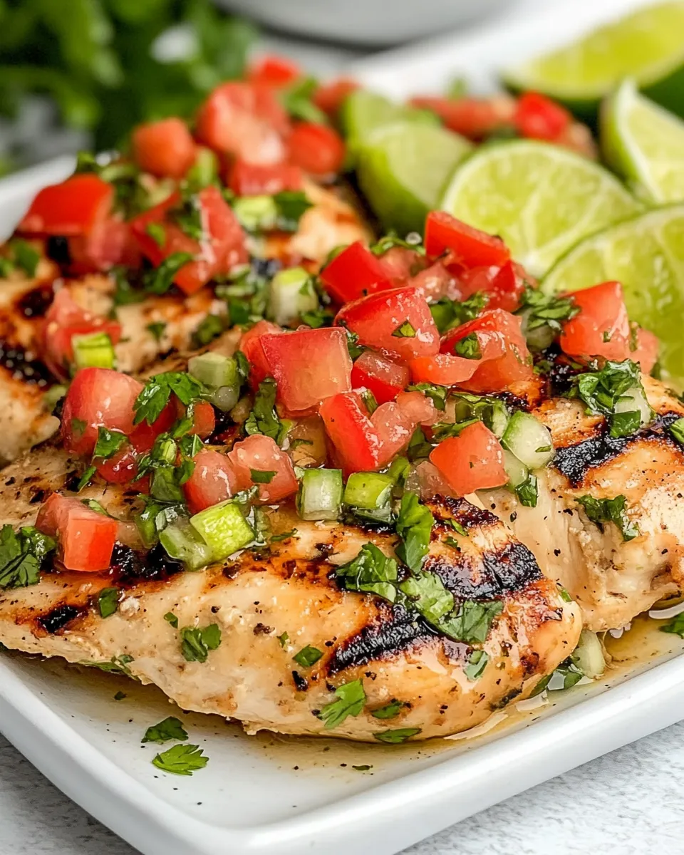Easy Cilantro Lime Chicken food shot