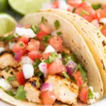 Homemade Cilantro Lime Grilled Chicken Tacos recipe photo