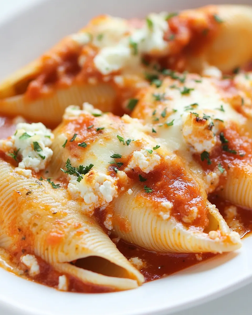 Easy Classic Stuffed Shells (with Cottage Cheese) picture