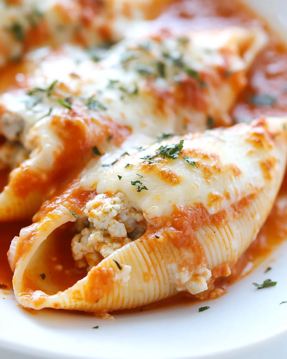 Delicious Classic Stuffed Shells (with Cottage Cheese) recipe image