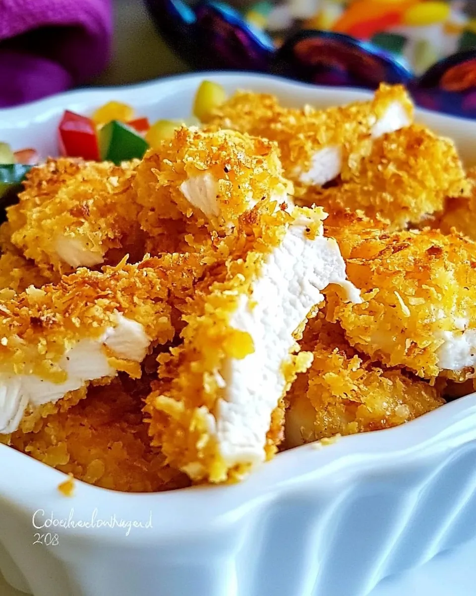 Easy Coconut Crusted Chicken food shot