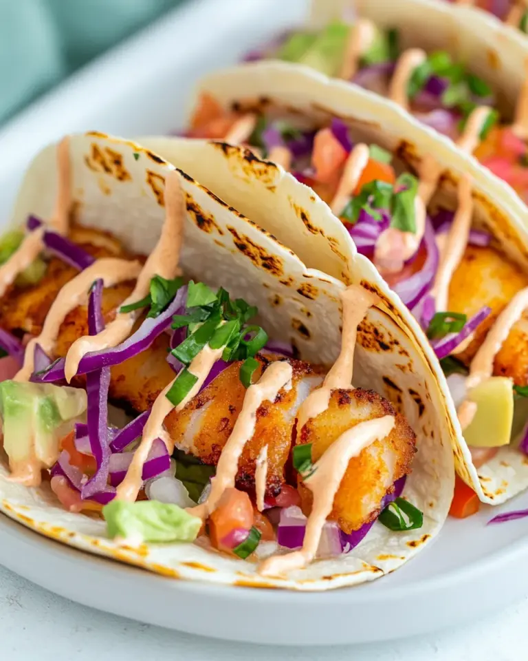 Homemade Cod Fish Tacos recipe photo