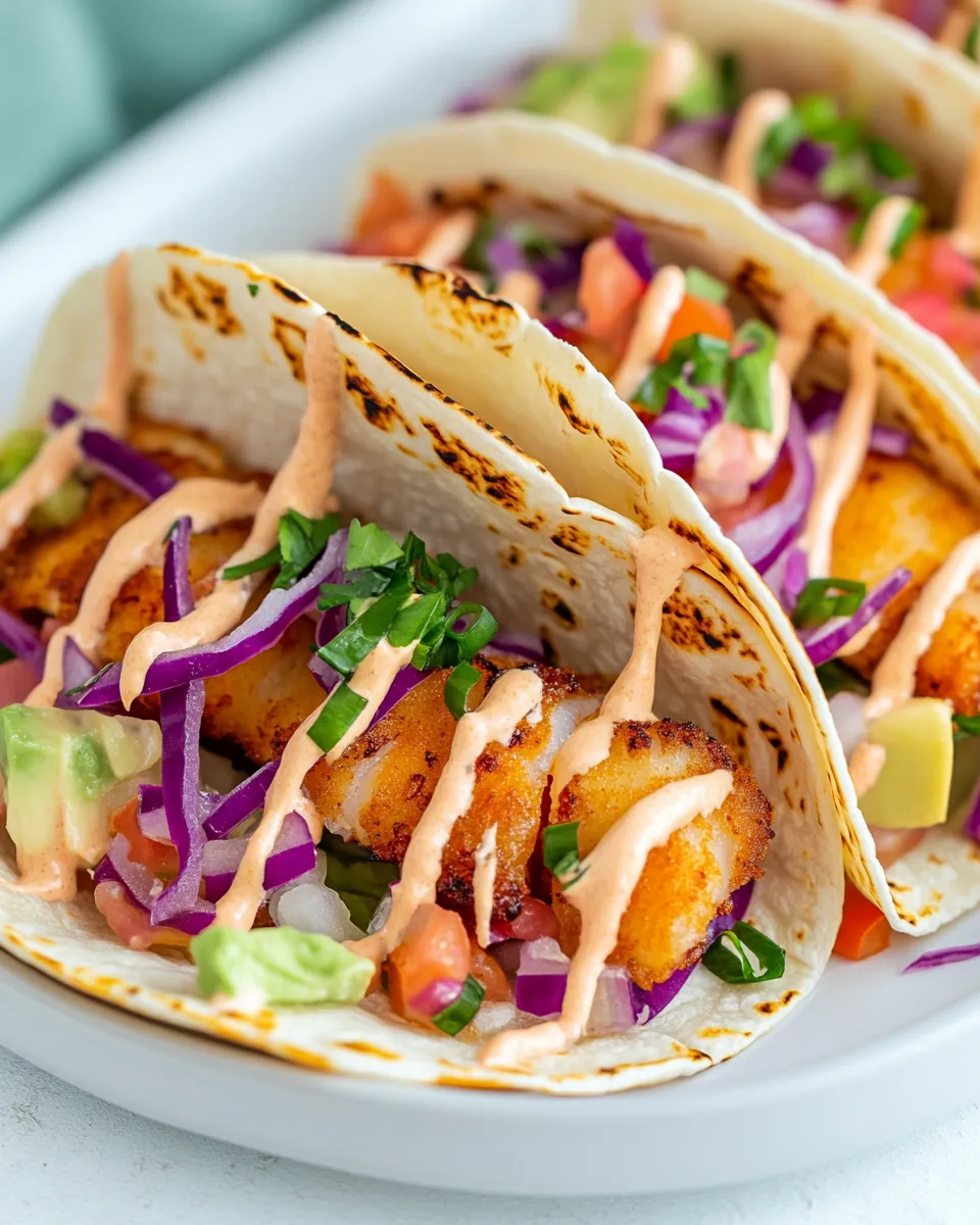 Homemade Cod Fish Tacos recipe photo