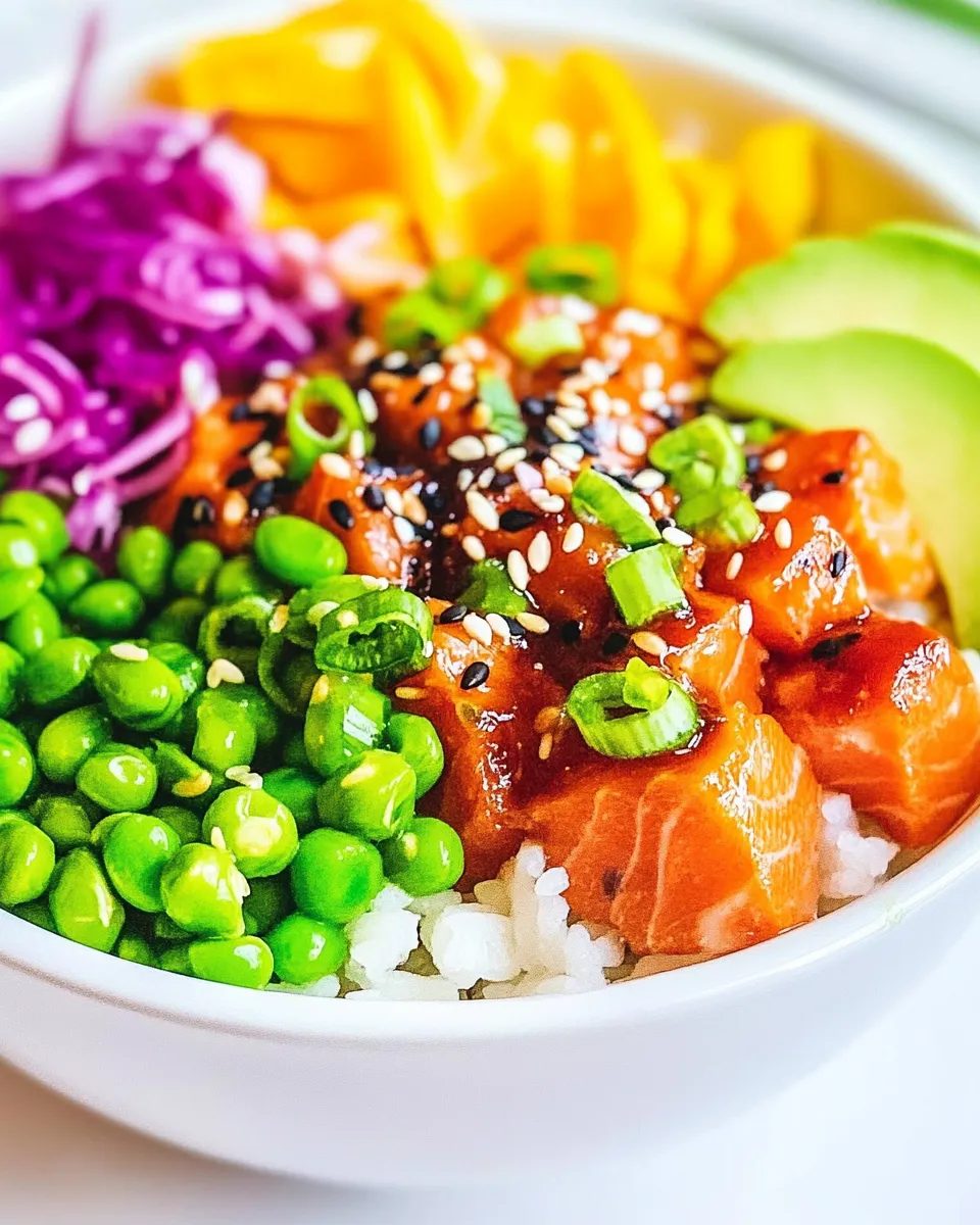 Classic Cooked Salmon Poke Recipe image