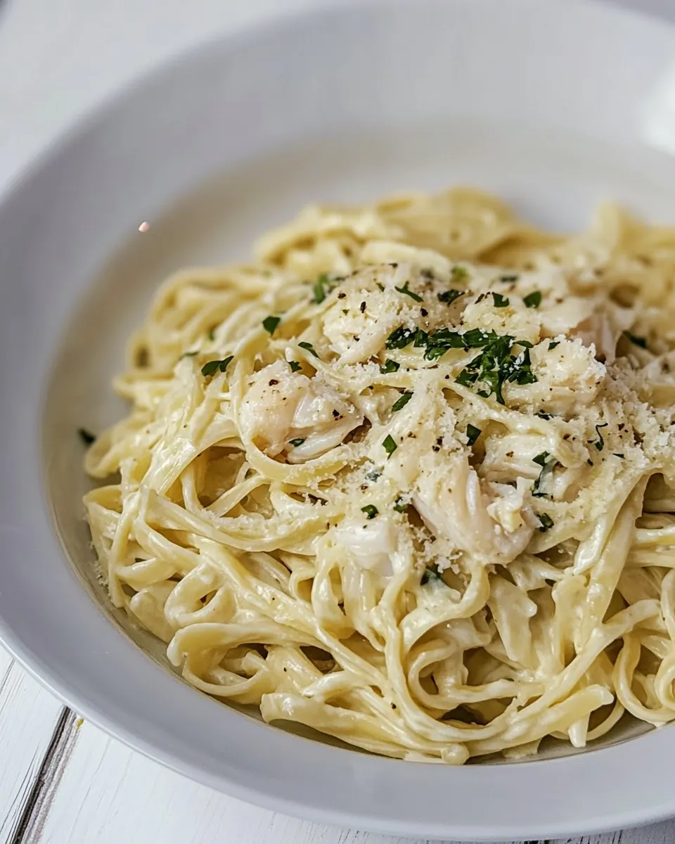 Classic Crab Fettuccine image