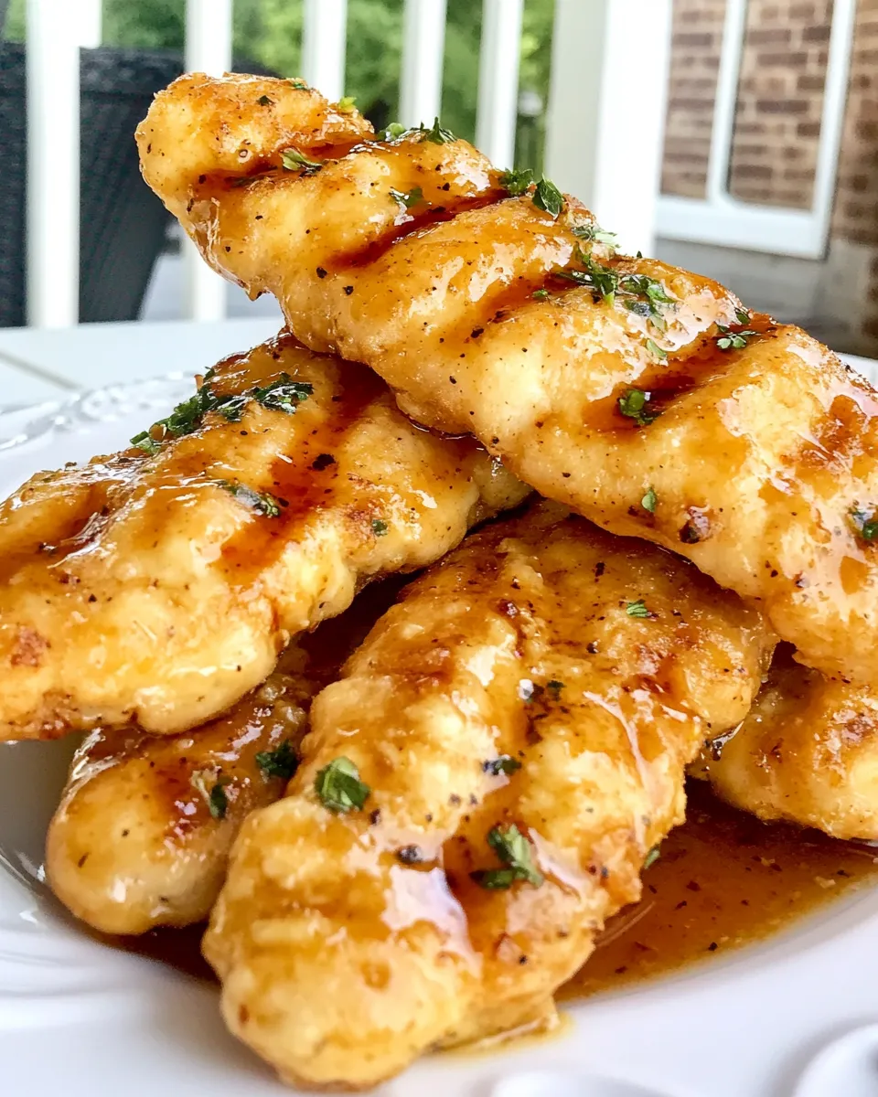 Easy Cracker Barrel Grilled Chicken Tenders dish photo